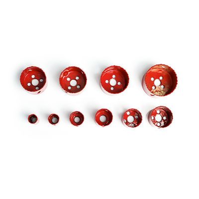 Red Bimetal Bi Metal Hole Saw Bits Stainless Steel Hex Shank
