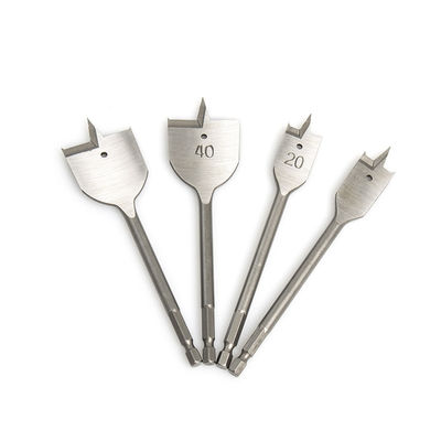 25mm Kayu Paddle Spade Drill Bits Baja Karbon Tinggi Untuk Pengeboran Plastik Kayu Keras