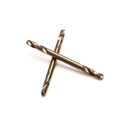 Bit Pengeboran Logam Tangan Kiri Metrik Cobalt Double Ended Twist